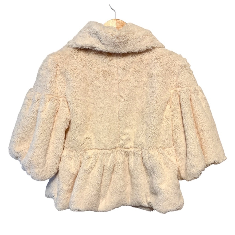 Vintage Forever Cream Faux Fur Lined Jacket, Waist length, Womens size Small - Picture 5 of 14